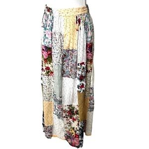 Vintage Tangibles Skirts Patchwork 100% Cotton Size small